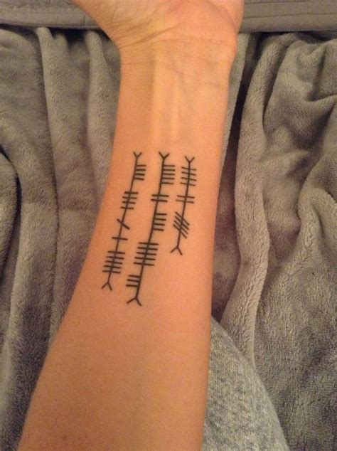 Discover the Timeless Beauty of Ogham Tattoos